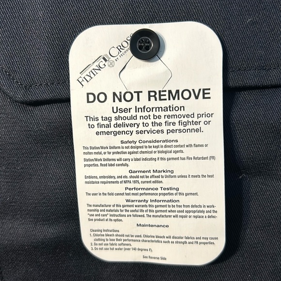 3/$40 NWT BLACK Flying Cross Distinguished Service Uniform Shirt USA Union Made - Picture 5 of 6